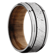 Load image into Gallery viewer, 14K White Gold + Polish , Polish Finish + Teak