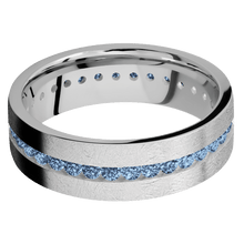 Load image into Gallery viewer, 14K White Gold + Distressed Finish