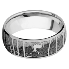 Load image into Gallery viewer, 10K White Gold + Satin Finish