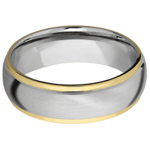 Load image into Gallery viewer, 14K White Gold + Satin , Polish Finish