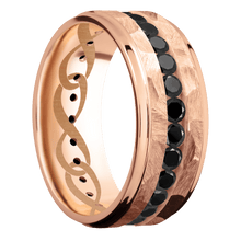 Load image into Gallery viewer, 18K Rose Gold + Rock , Polish Finish