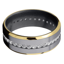 Load image into Gallery viewer, Tantalum + Anglesatin , Sand Finish + Dark Grey