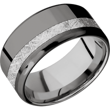 Load image into Gallery viewer, Tantalum Noir + Polish , Polish Finish + Platinum