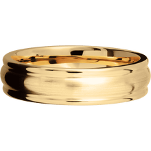 Load image into Gallery viewer, 14K Yellow Gold + Satin , Polish Finish