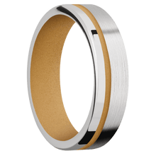 Load image into Gallery viewer, Cobalt Chrome + Satin , Polish Finish + Gold