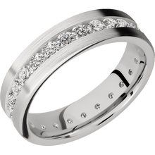 Load image into Gallery viewer, 18K White Gold + Satin Finish