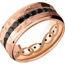Load image into Gallery viewer, 18K Rose Gold + Rock , Polish Finish