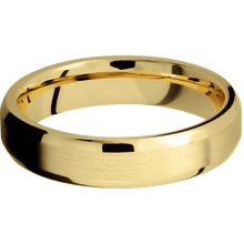 Load image into Gallery viewer, 14K Yellow Gold + Satin , Polish Finish