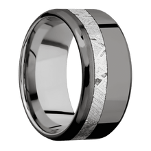 Load image into Gallery viewer, Tantalum Noir + Polish , Polish Finish + Platinum