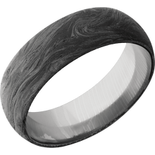 Load image into Gallery viewer, Forged Carbon Fiber + None Finish + Damascus