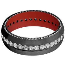 Load image into Gallery viewer, Zirconium + Satin Finish + Red Apple