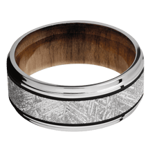 Load image into Gallery viewer, 14K White Gold + Polish , Polish Finish + Teak