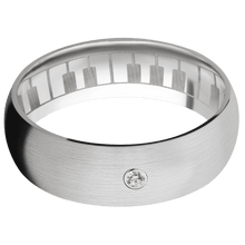Load image into Gallery viewer, 14K White Gold + Satin Finish