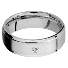 Load image into Gallery viewer, 14K White Gold + Satin , Polish Finish