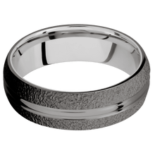 Load image into Gallery viewer, Tantalum Noir + Polish , Stipple Finish + Palladium Silver