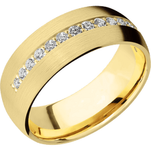 Load image into Gallery viewer, 14K Yellow Gold + Satin Finish