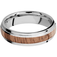 Load image into Gallery viewer, 14K White Gold + Treebark1 , Polish Finish
