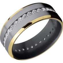 Load image into Gallery viewer, Tantalum + Anglesatin , Sand Finish + Dark Grey