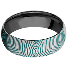 Load image into Gallery viewer, 14K White Gold + Satin Finish + Zirconium