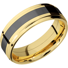 Load image into Gallery viewer, 14K Yellow Gold + Polish , Polish Finish