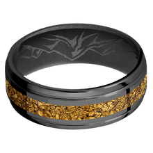 Load image into Gallery viewer, Zirconium + Polish , Polish Finish + Gun Metal Grey