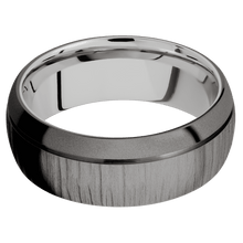Load image into Gallery viewer, Tantalum Noir + Treebark1 , Bead Finish + Palladium Silver