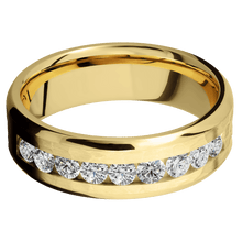 Load image into Gallery viewer, 14K Yellow Gold + Hammer , Polish Finish