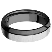 Load image into Gallery viewer, Zirconium + Crosssatinsilver , Bead Finish