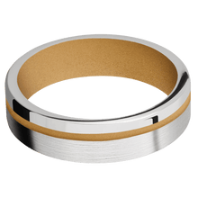 Load image into Gallery viewer, Cobalt Chrome + Satin , Polish Finish + Gold