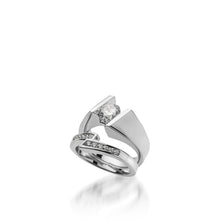 Load image into Gallery viewer, Techla White Gold Engagement Ring