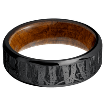 Load image into Gallery viewer, Zirconium + Satin , Polish Finish + Desert Iron Wood