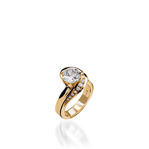 Apropos Plus Yellow Gold Engagement Ring