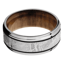 Load image into Gallery viewer, 14K White Gold + Polish , Polish Finish + Teak