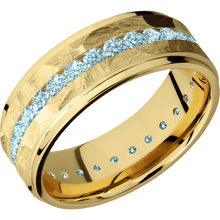 Load image into Gallery viewer, 18K Yellow Gold + Rock , Polish Finish