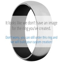 Load image into Gallery viewer, 14K White Gold + Satin Finish + Black