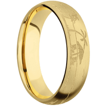 Load image into Gallery viewer, 14K Yellow Gold + Satin Finish