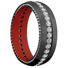 Load image into Gallery viewer, Zirconium + Satin Finish + Red Apple