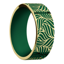 Load image into Gallery viewer, 14K Yellow Gold + Polish Finish + Green