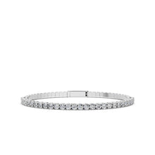Load image into Gallery viewer, Lab Diamond Flexi Half Bangle Bracelet