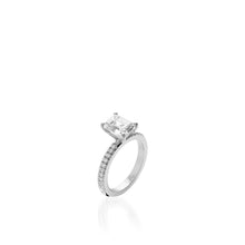 Load image into Gallery viewer, Duchess Emerald Cut Gold Engagement Ring