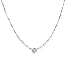 Load image into Gallery viewer, Natural Diamond Bezel-set Pendant .25-1.00 Carat Weight