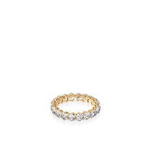 Load image into Gallery viewer, 3-Carat Oval Natural Diamond Eternity Band