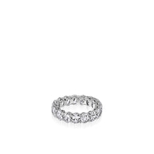 Load image into Gallery viewer, 5-Carat Oval Natural Diamond Eternity Band