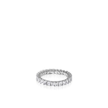 Load image into Gallery viewer, 2.5-Carat Emerald-Cut Natural Diamond Eternity Band
