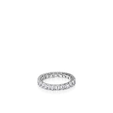 Load image into Gallery viewer, 3.5-Carat Emerald-Cut Natural Diamond Eternity Band