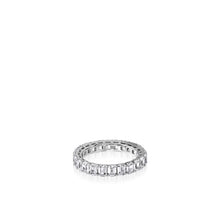 Load image into Gallery viewer, 3.5-Carat Emerald-Cut Lab Diamond Eternity Band