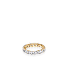 Load image into Gallery viewer, 3.5-Carat Emerald-Cut Natural Diamond Eternity Band