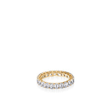 Load image into Gallery viewer, 3.5-Carat Emerald-Cut Lab Diamond Eternity Band