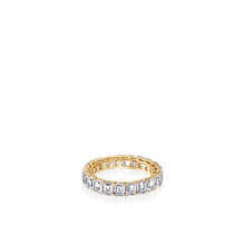 Load image into Gallery viewer, 4.5-Carat Emerald-Cut Natural Diamond Eternity Band