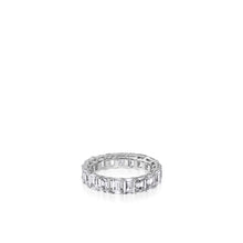 Load image into Gallery viewer, 5.5-Carat Emerald-cut Lab Diamond Eternity Band